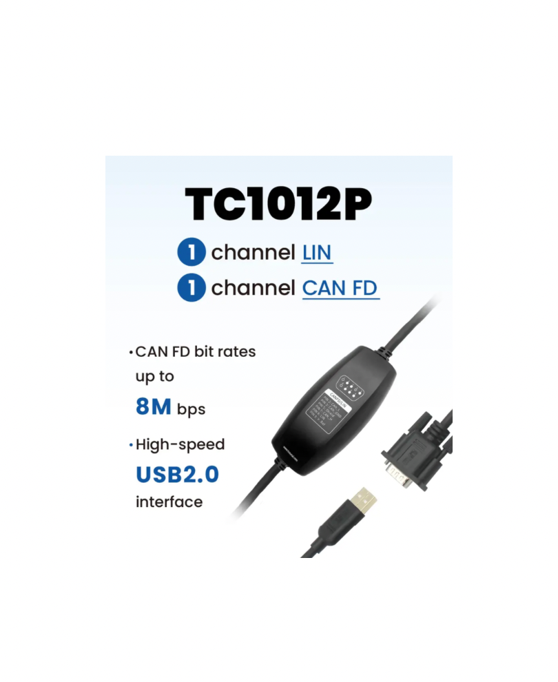 TC1012P – 1 CAN FD / LIN to USB interface