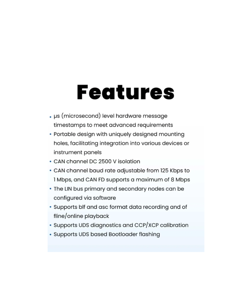 TC1012P – 1 CAN FD / LIN to USB interface