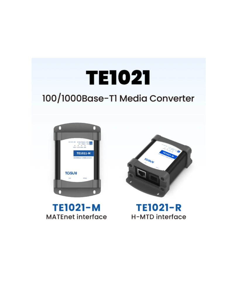 TE1021 – 100/1000Base-T1 Media Converter